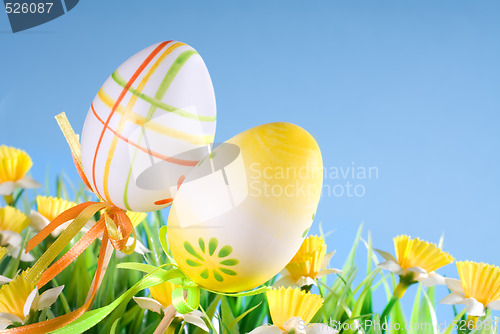 Image of easter eggs