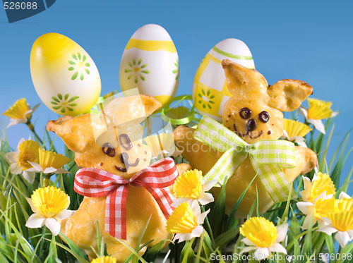 Image of baked easter bunnies