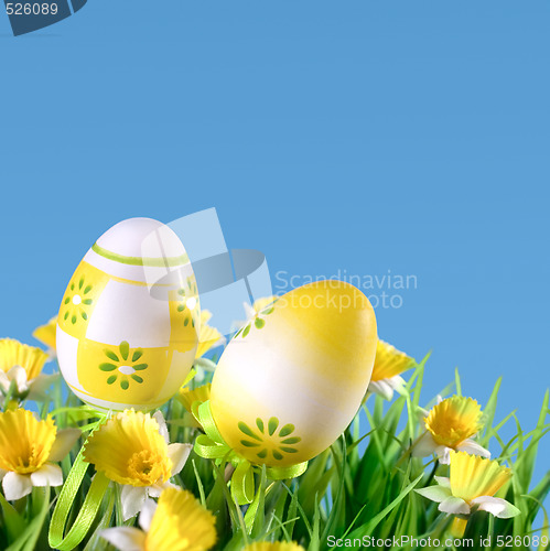 Image of easter eggs