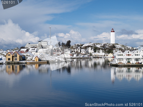 Image of Kvitsøy in winter