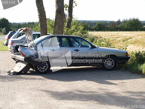 Image of Wrecked Audi