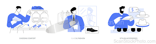 Image of Style and fashion isolated cartoon vector illustrations se