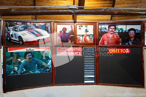 Image of Open-air museum of the famous drug dealer Pablo Escobar in Medellin Colombia