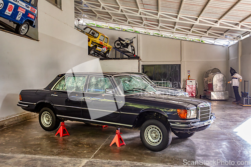 Image of Open-air museum of the famous drug dealer Pablo Escobar in Medellin Colombia