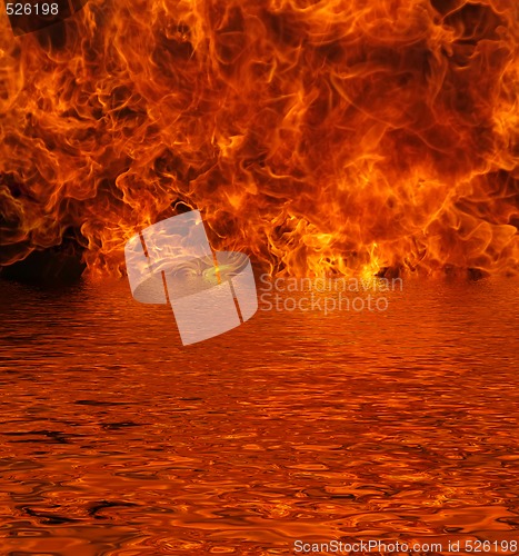 Image of Lake on Fire