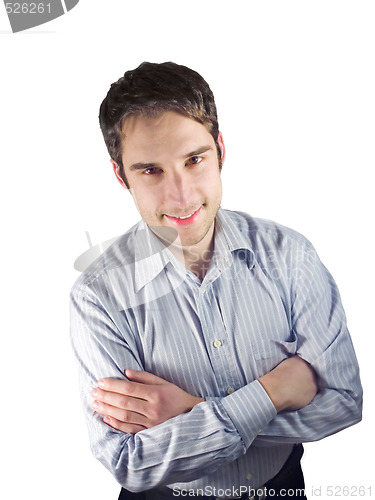 Image of Isolated young businessman