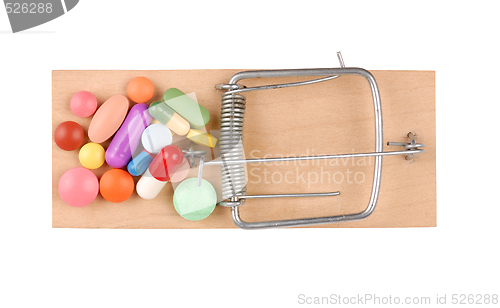 Image of Mousetrap and Pills