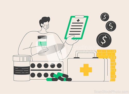 Image of Emergency support fund abstract concept vector illustration.