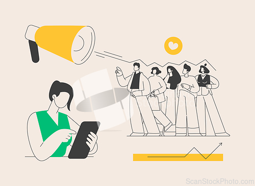 Image of Diversity marketing abstract concept vector illustration.