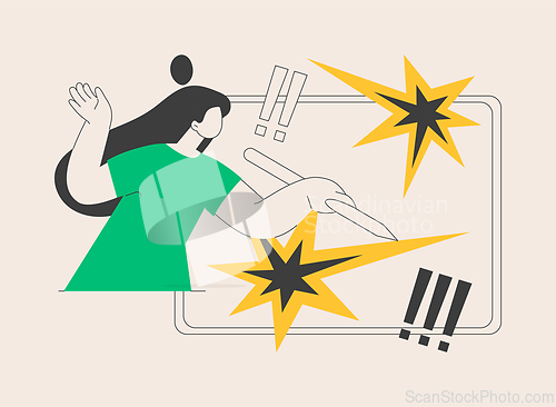 Image of Emotional design abstract concept vector illustration.