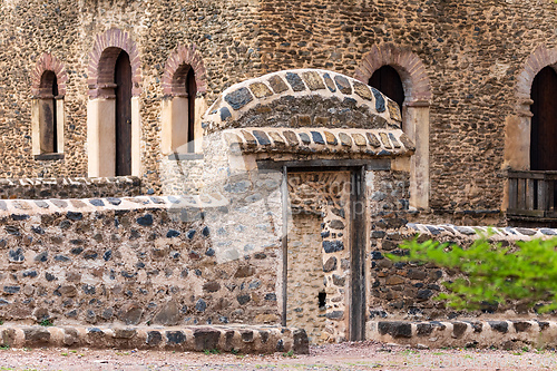 Image of UNESCO Fasilides Bath, Gondar Ethiopia, Africa culture architecture