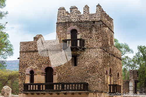 Image of UNESCO Fasilides Bath, Gondar Ethiopia, Africa culture architecture