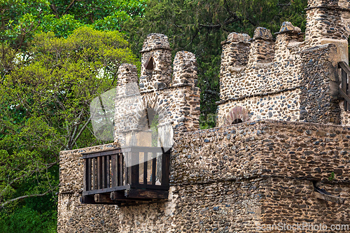 Image of UNESCO Fasilides Bath, Gondar Ethiopia, Africa culture architecture