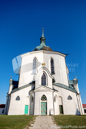 Image of Pilgrimage church of Saint John of Nepomuk on Zelena Hora. Zdar nad Sazavou, Czech Republic