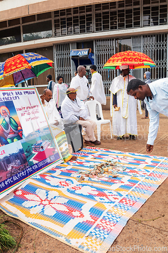 Image of Community raising funds to fix the church, Bahir Dar, Etiopia