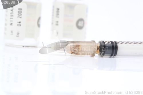 Image of drugs and syringe