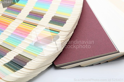 Image of paper and color samples