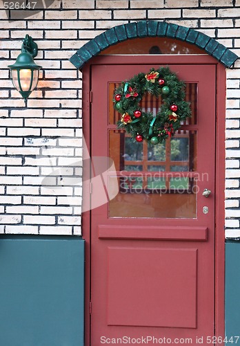 Image of xmas door