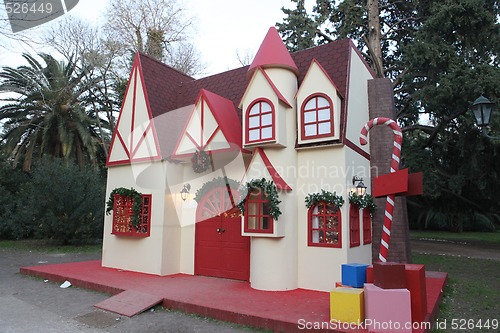 Image of santa claus house