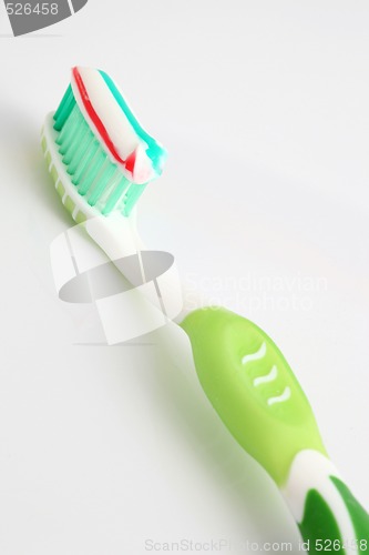 Image of copyspace toothbrush