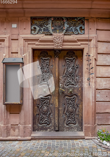 Image of ornamented door in Wertheim