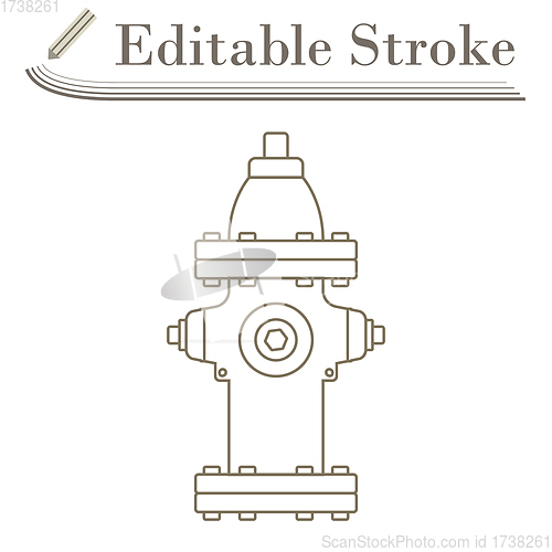 Image of Fire Hydrant Icon