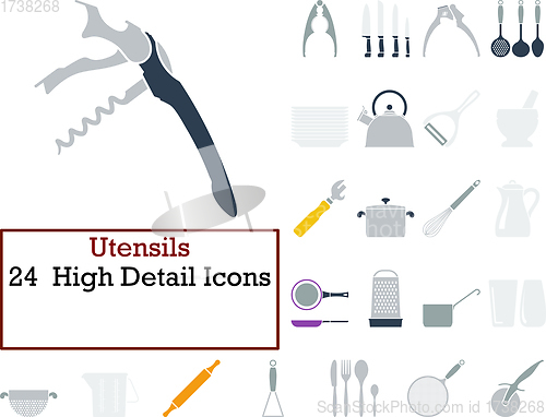 Image of Utensils Icon Set