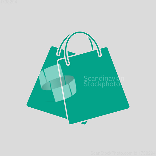 Image of Two Shopping Bags Icon