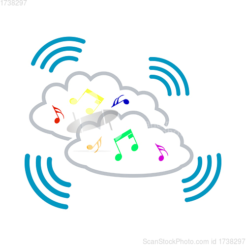 Image of Music Cloud Icon