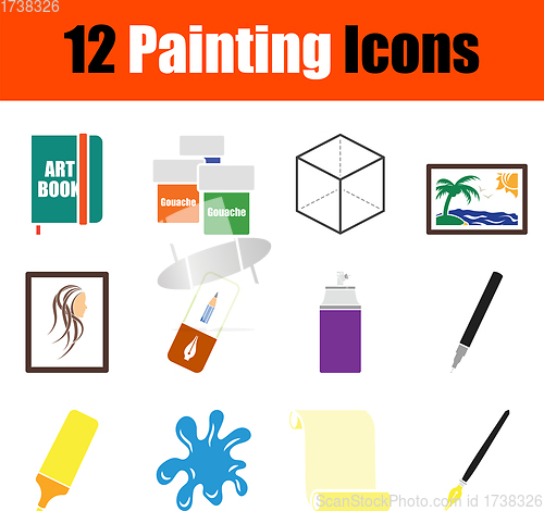 Image of Painting Icon Set