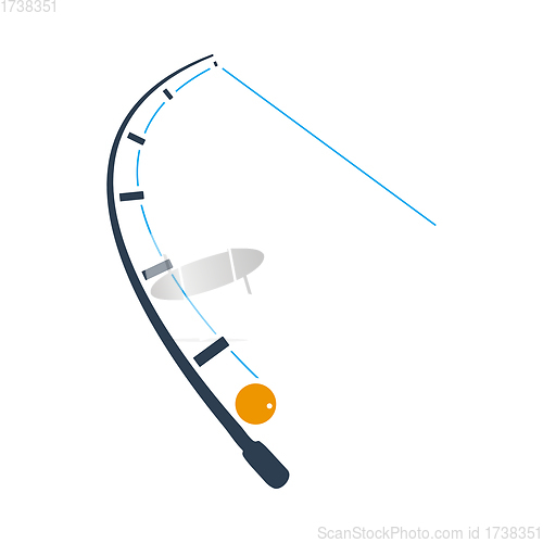 Image of Icon Of Curved Fishing Tackle