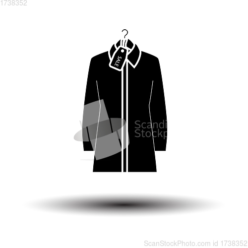 Image of Blouse On Hanger With Sale Tag Icon