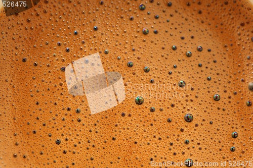 Image of greek coffee bubbles