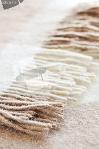 Image of Cozy alpaca wool blanket