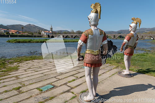 Image of Statues of roman soldiers