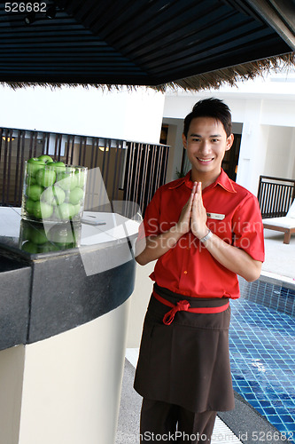 Image of Thai waiter