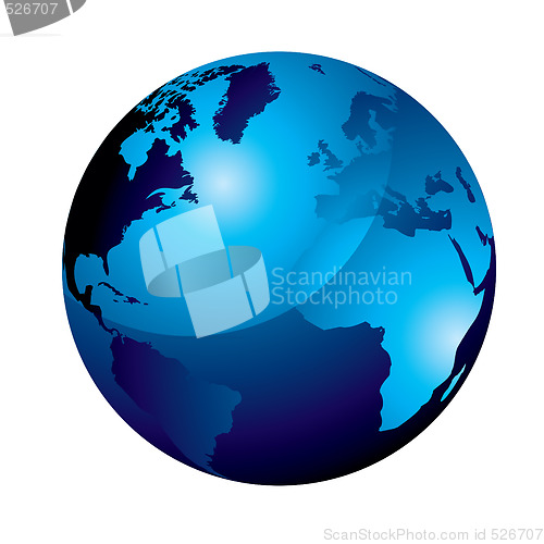 Image of gel globe blue