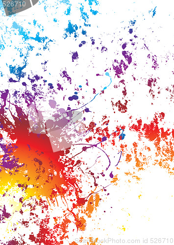 Image of grunge rainbow weathered