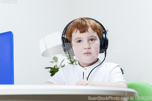 Image of boy with headphones