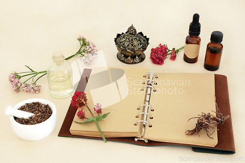 Image of Valerian Herb Root For Alternative Herbal Medicine