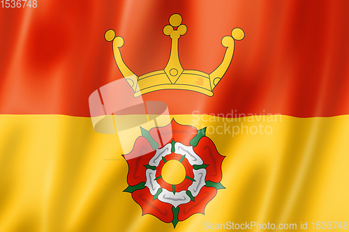 Image of Hampshire County flag, UK
