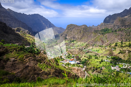 Image of Paul Valley landscape in Santo Antao island, Cape Verde