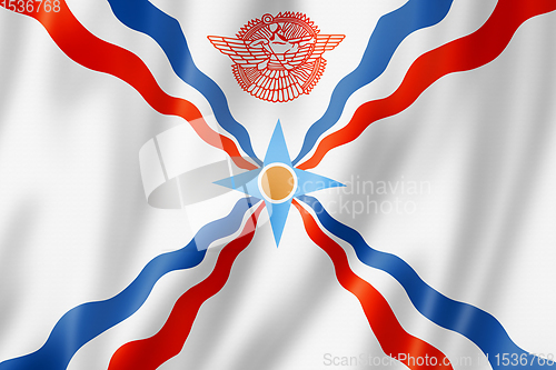 Image of Assyrians ethnic flag