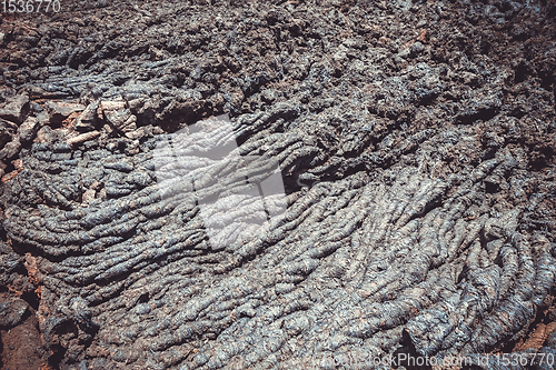 Image of Lava flow detail on Pico do Fogo, Cape Verde