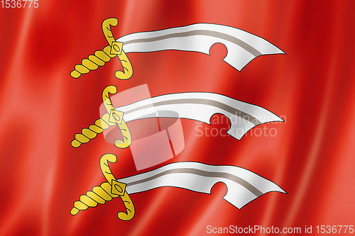 Image of Essex County flag, UK