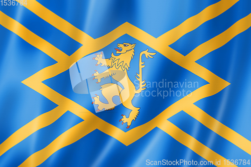 Image of East Lothian County flag, UK