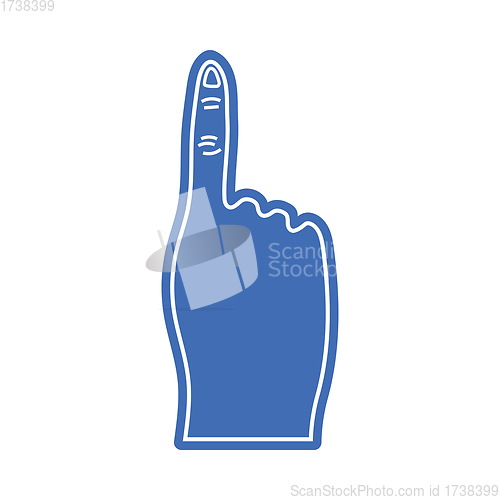 Image of Fans Foam Finger Icon
