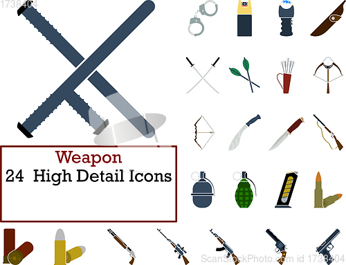 Image of Weapon Icon Set