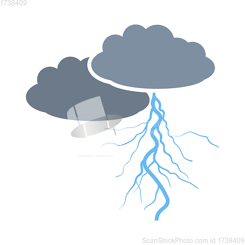 Image of Clouds And Lightning Icon