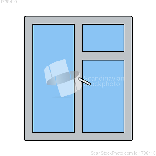 Image of Icon Of Closed Window Frame